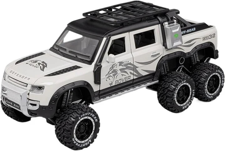 Land Rover Defender Guard 6x6 - Diecast Metal Car - Scale 1:24