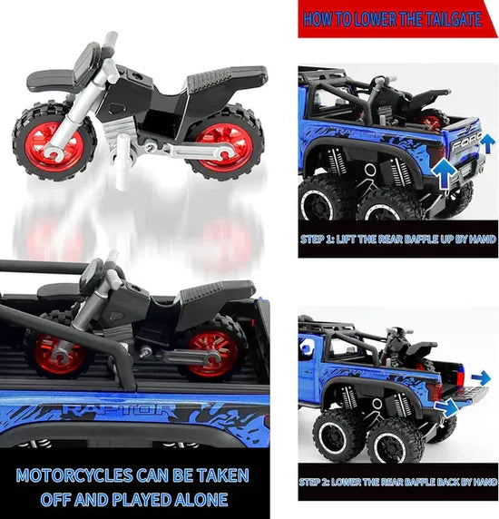 Beast Ford Raptor- Diecast Metal Car - Scale 1:24