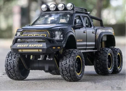Beast Ford Raptor- Diecast Metal Car - Scale 1:24