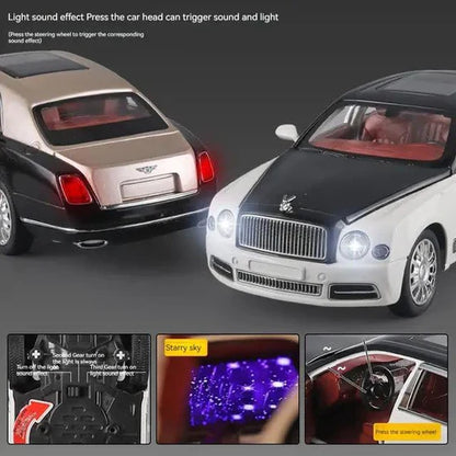 Bentley Mulsanne- Diecast Metal Car - Scale 1:24