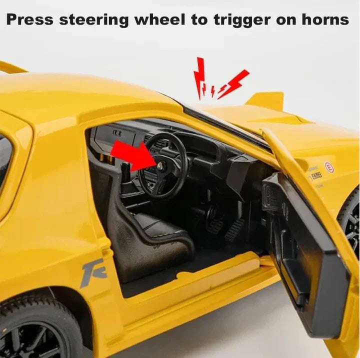 Mazda Rx7 - Diecast Metal Car - Scale 1:24