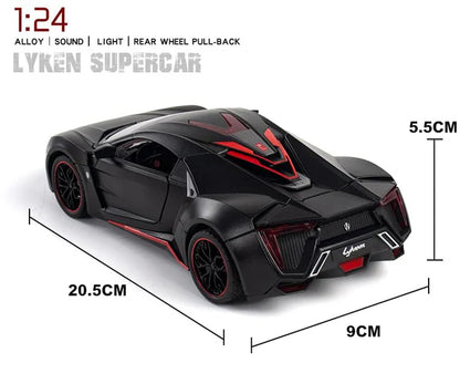 BIG SIZE HYPER SPORT- Diecast Metal Car - Scale 1:24