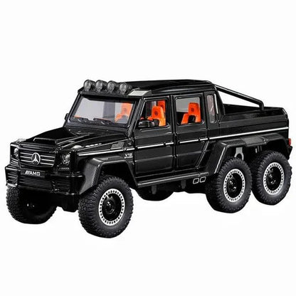 Mercedes 6x6  - Diecast Metal Car - Scale 1:24
