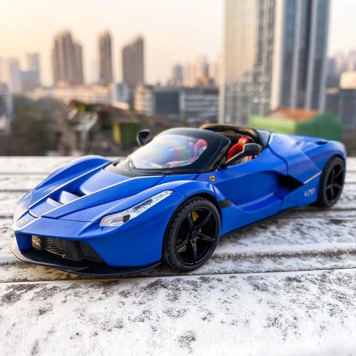 BIG SIZE Ferrari Rafa Roadster SPORT- Diecast Metal Car - Scale 1:24