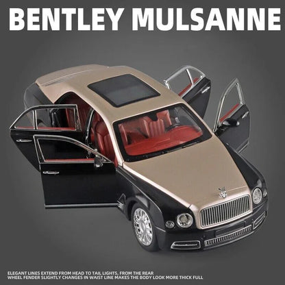 Bentley Mulsanne- Diecast Metal Car - Scale 1:24