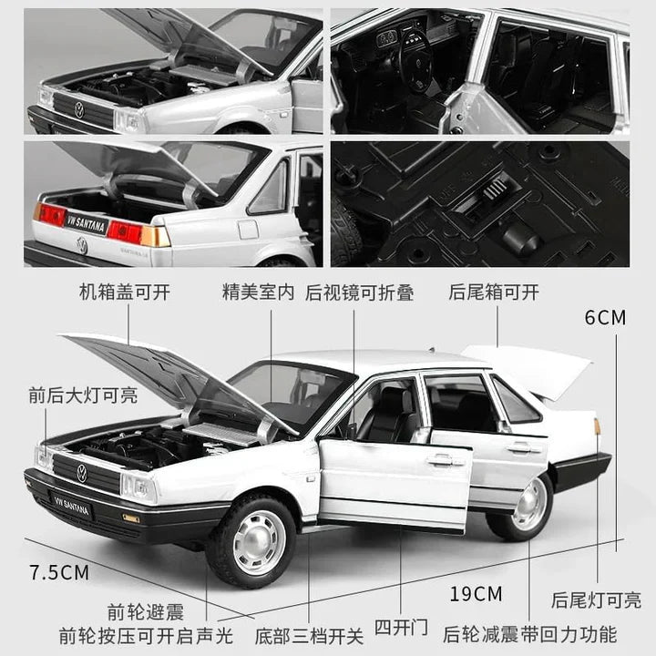 VOLKSWAGEN SANTANA - Diecast Metal Car - Scale 1:24