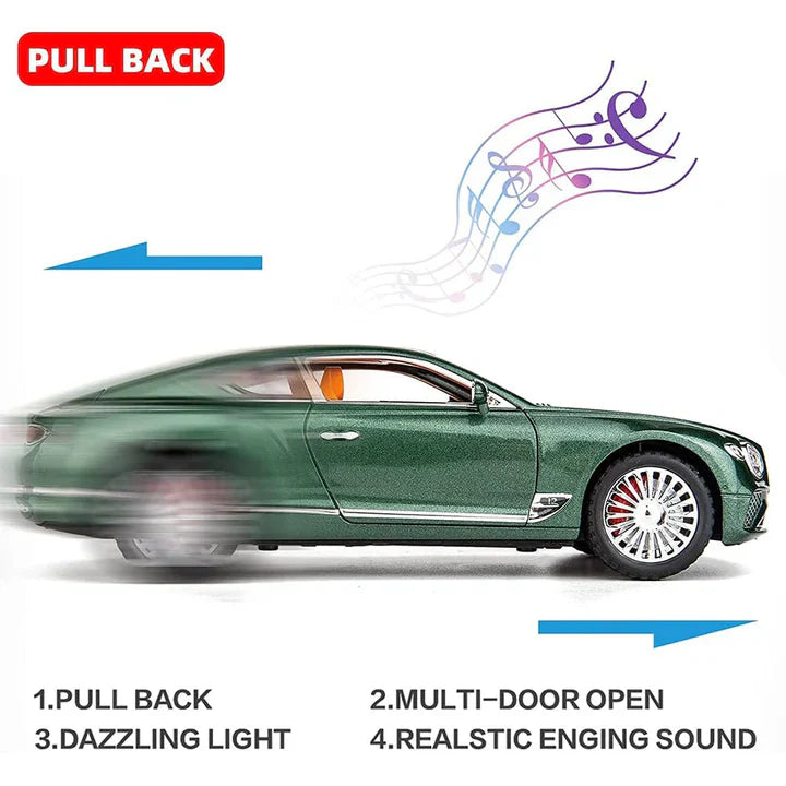 Bentley Continental Gt- Diecast Metal Car - Scale 1:24