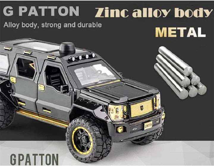 BIG SIZE G-PATTON - Diecast Metal Car - Scale 1:24