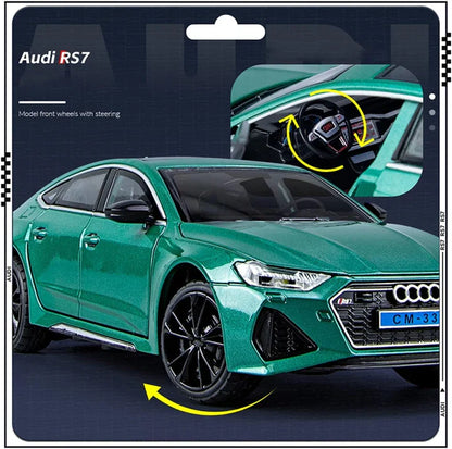 Audi Rs7 Sportboac - Diecast Metal Car - Scale 1:24/1:32