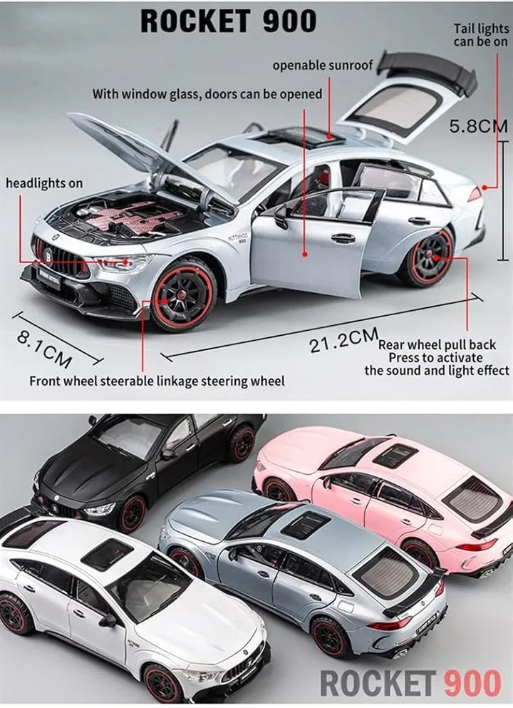 Mercedes Brabus Amg Rocket 900 - Diecast Metal Car - Scale 1:24