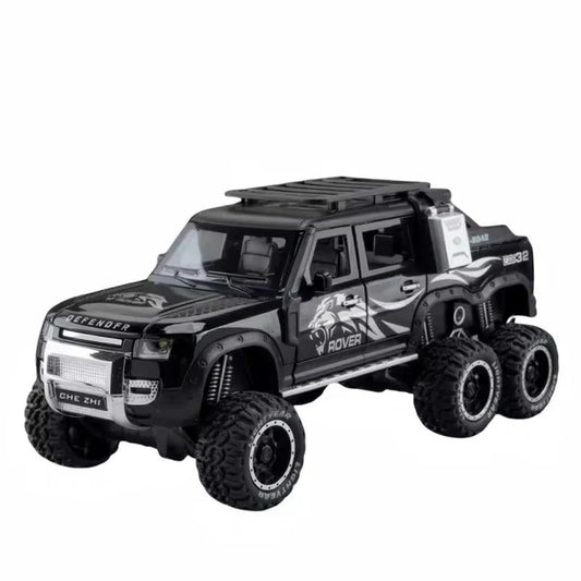 Land Rover Defender Guard 6x6  - Diecast Metal Car - Scale 1:24