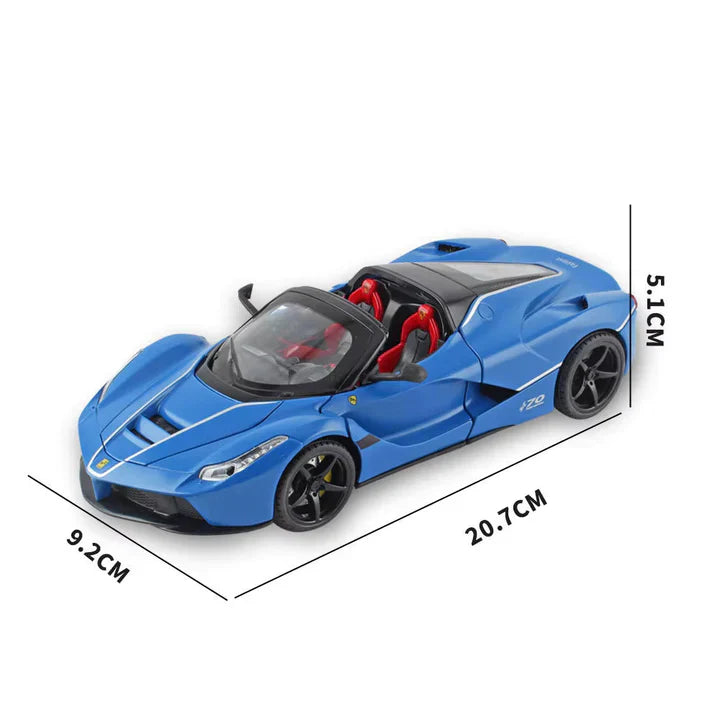 BIG SIZE Ferrari Rafa Roadster SPORT- Diecast Metal Car - Scale 1:24