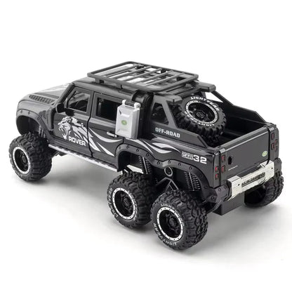 Land Rover Defender Guard 6x6  - Diecast Metal Car - Scale 1:24