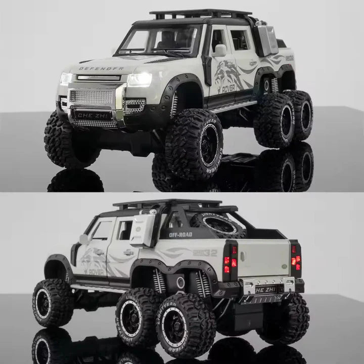 Land Rover Defender Guard 6x6  - Diecast Metal Car - Scale 1:24