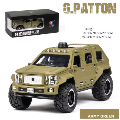 BIG SIZE G-PATTON - Diecast Metal Car - Scale 1:24