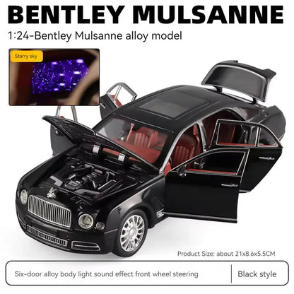 Bentley Mulsanne- Diecast Metal Car - Scale 1:24