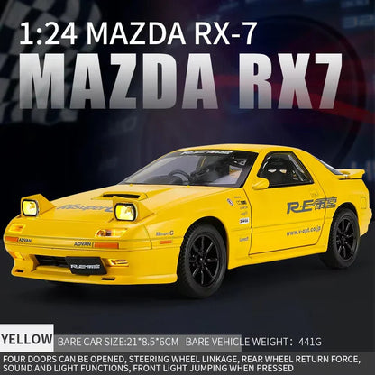 Mazda Rx7 - Diecast Metal Car - Scale 1:24