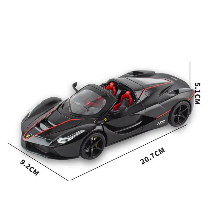 BIG SIZE Ferrari Rafa Roadster SPORT- Diecast Metal Car - Scale 1:24