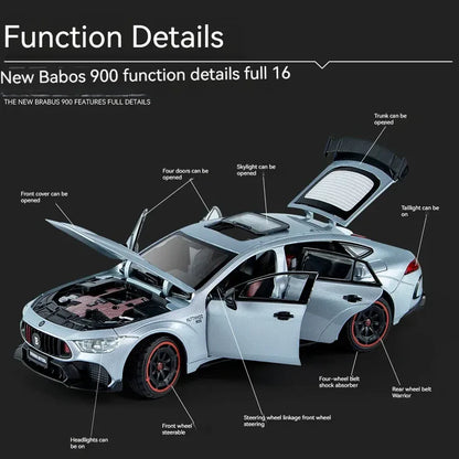 Mercedes Brabus Amg Rocket 900 - Diecast Metal Car - Scale 1:24