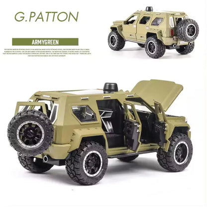 BIG SIZE G-PATTON - Diecast Metal Car - Scale 1:24