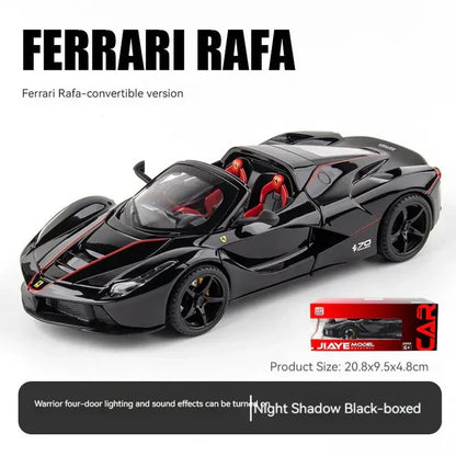 BIG SIZE Ferrari Rafa Roadster SPORT- Diecast Metal Car - Scale 1:24