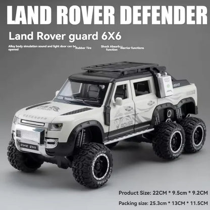 Land Rover Defender Guard 6x6  - Diecast Metal Car - Scale 1:24