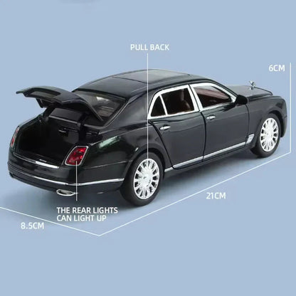Bentley Mulsanne- Diecast Metal Car - Scale 1:24