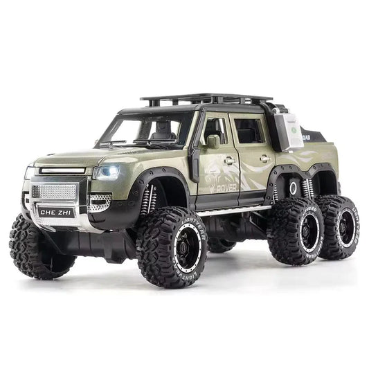 Land Rover Defender Guard 6x6  - Diecast Metal Car - Scale 1:24