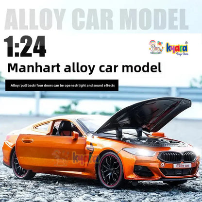 Bmw M8 Sports - Diecast Metal Car - Scale 1:24