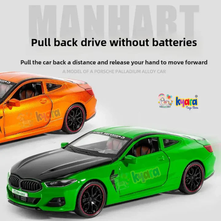 Bmw M8 Sports - Diecast Metal Car - Scale 1:24