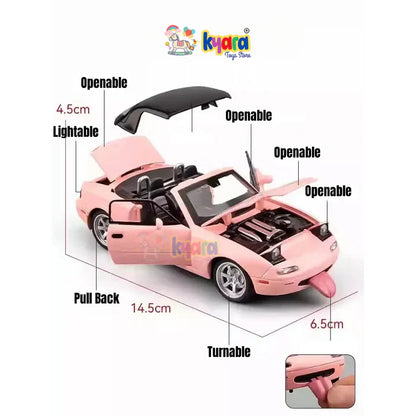 Mazda Miata Mx5 - Diecast Metal Car - Scale 1:24