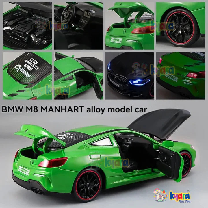 Bmw M8 Sports - Diecast Metal Car - Scale 1:24