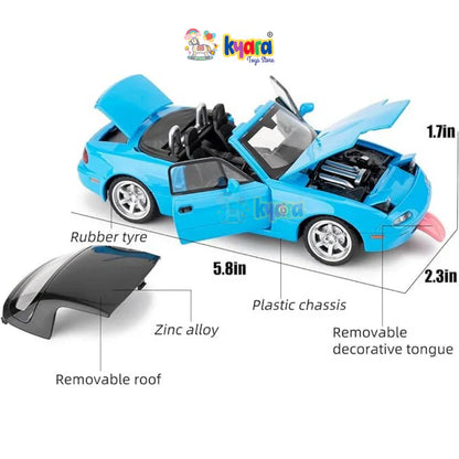 Mazda Miata Mx5 - Diecast Metal Car - Scale 1:24