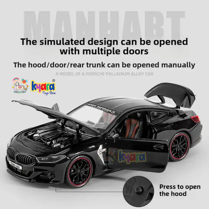 Bmw M8 Sports - Diecast Metal Car - Scale 1:24